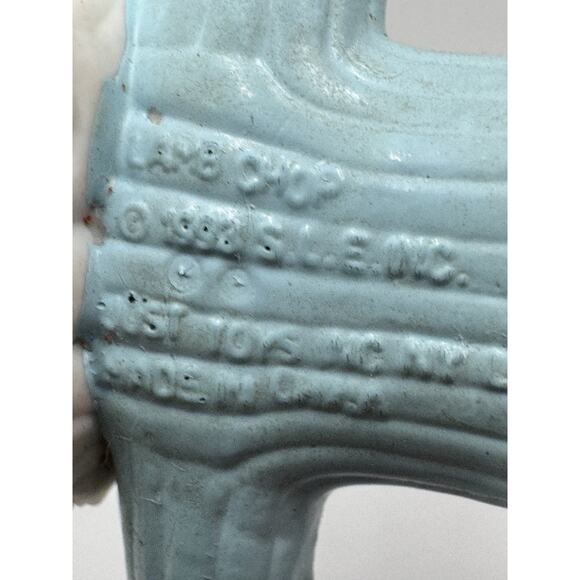 Vintage 1993 Lamb Chop Vinyl Figurine 3” Just Toys Inc READ DETAILS - Picture 3 of 4